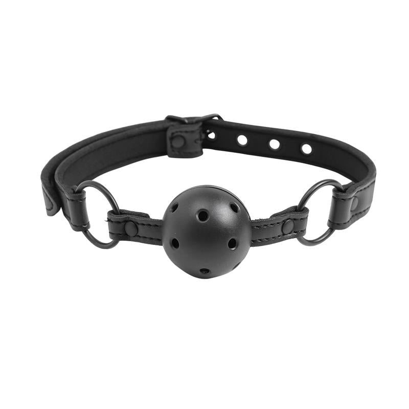 Adjustable Brrathable Ball Gag Vegan Leather - Huuma.org