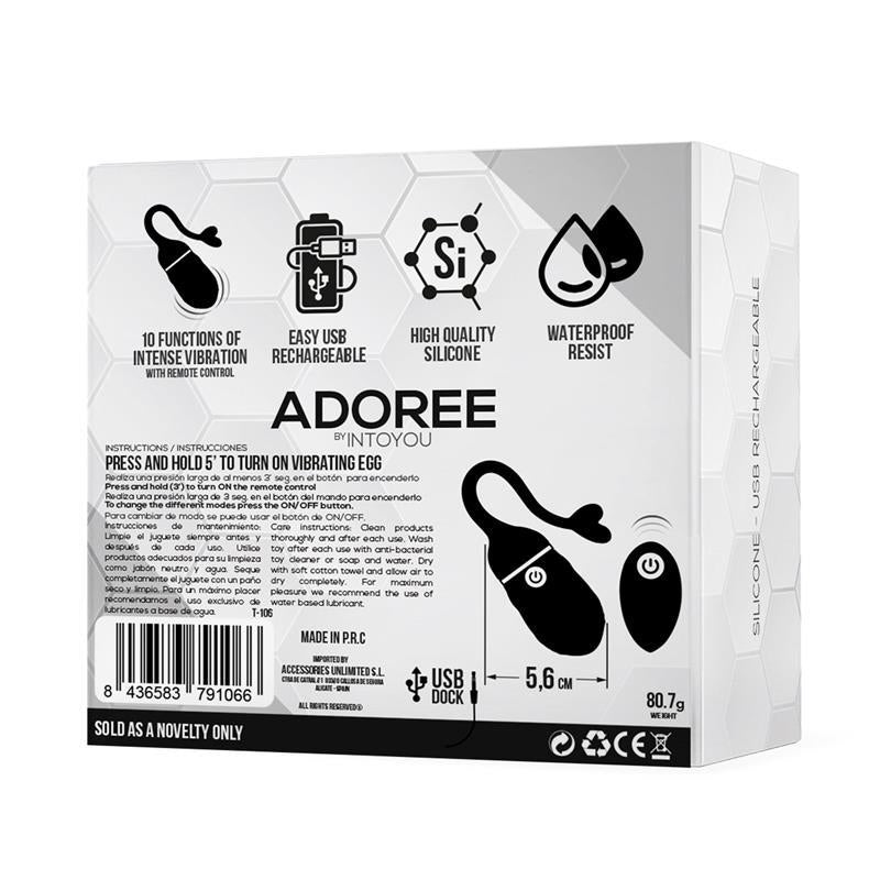 Adoree Vibrating Egg USB Remote Control USB Silicone - Huuma.org