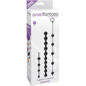 Anal Fantasy Collection  Beginners Bead Kit - Colour Black