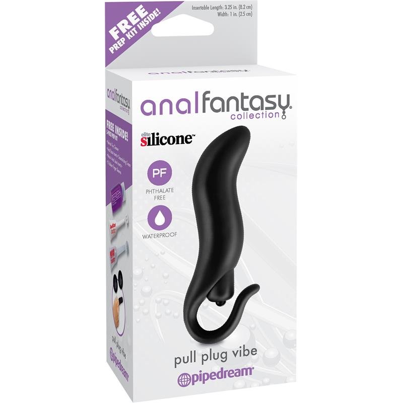 Anal Fantasy Collection Pull Plug Vibe - Color Negro