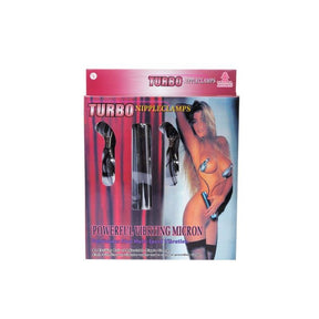 Baile Vibrating Bullet and Nipple Clamps with Vibration Set Turbo