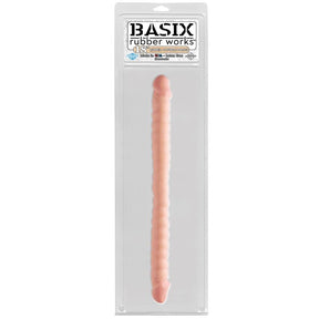 Basix Rubber Works 45,7 cm Double Dong - Colour Flesh - Huuma.org