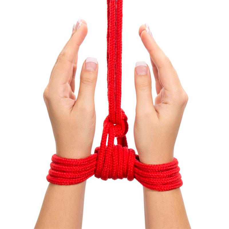 Bondage Rope Soft Red - Huuma.org