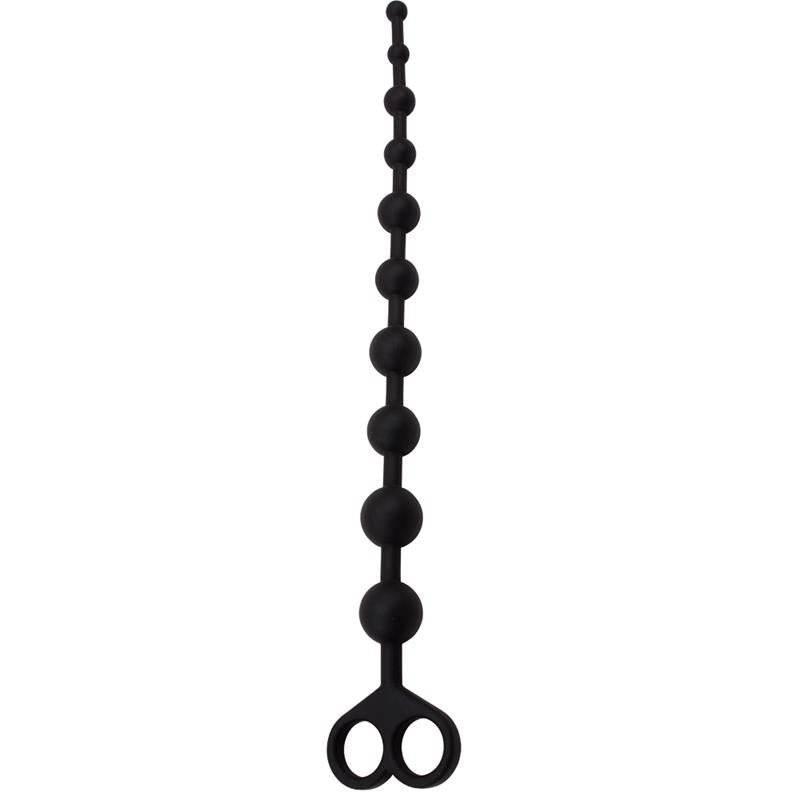 Boyfriend Beads 30.8 x 2.4 cm Silicone Black - Huuma.org