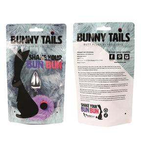 Bunny Tail Butt Plug with Tail Purple - Huuma.org