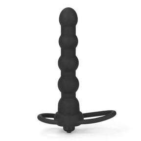 Butt Plug Double Prober with Vibration Black - Huuma.org