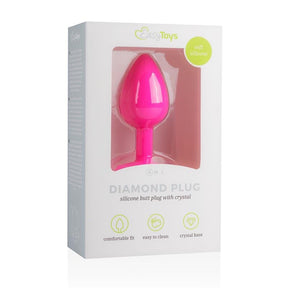 Butt Plug eith Diamond Small Pink - Huuma.org