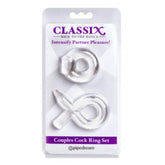Couples Cock Ring Set Clear