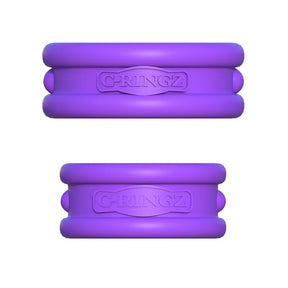 Fantasy C-Ringz Max-Width Silicone Rings Purple