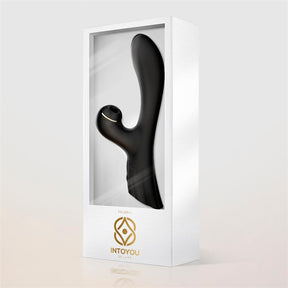 Feliona Vibe and Clitoris Sucker with Touch Control G-Spot Black