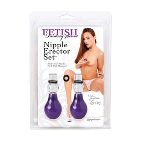 Fetish Fantasy Series Nipple Erector Set Purple