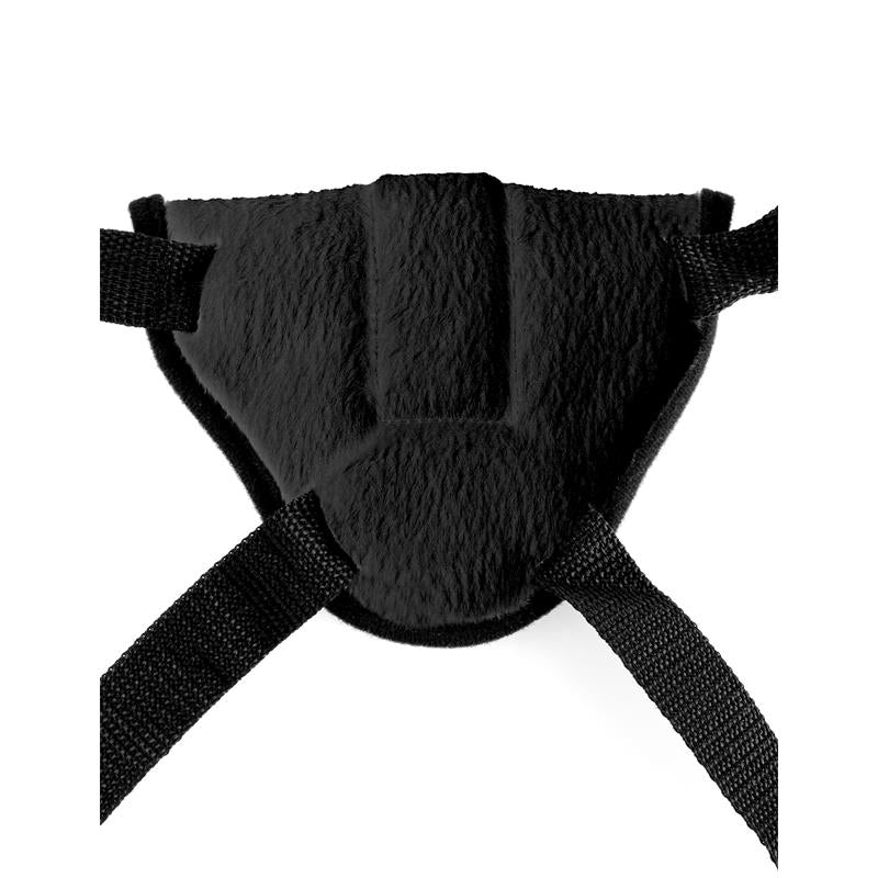 Fetish Fantasy Series Vibrating Plush Harness Black