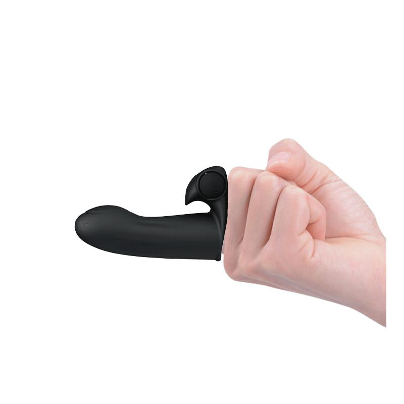 Finger Sleeve Vibrator Black