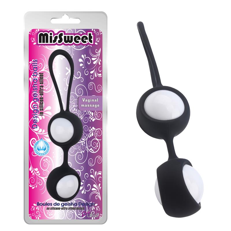 Geisha Balls MisSweet 17.7 cm Silicone Black