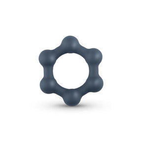 Hexagon Cockring With Steel Balls