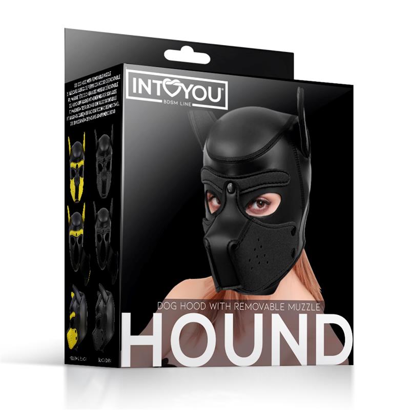 Hound Neoprene Dog Hound Removable Muzzle Black One Size