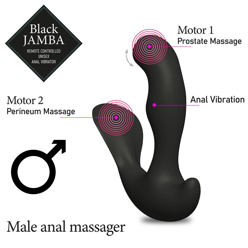 Jamba Anal Vibrator and G-Spot Stimulator Black