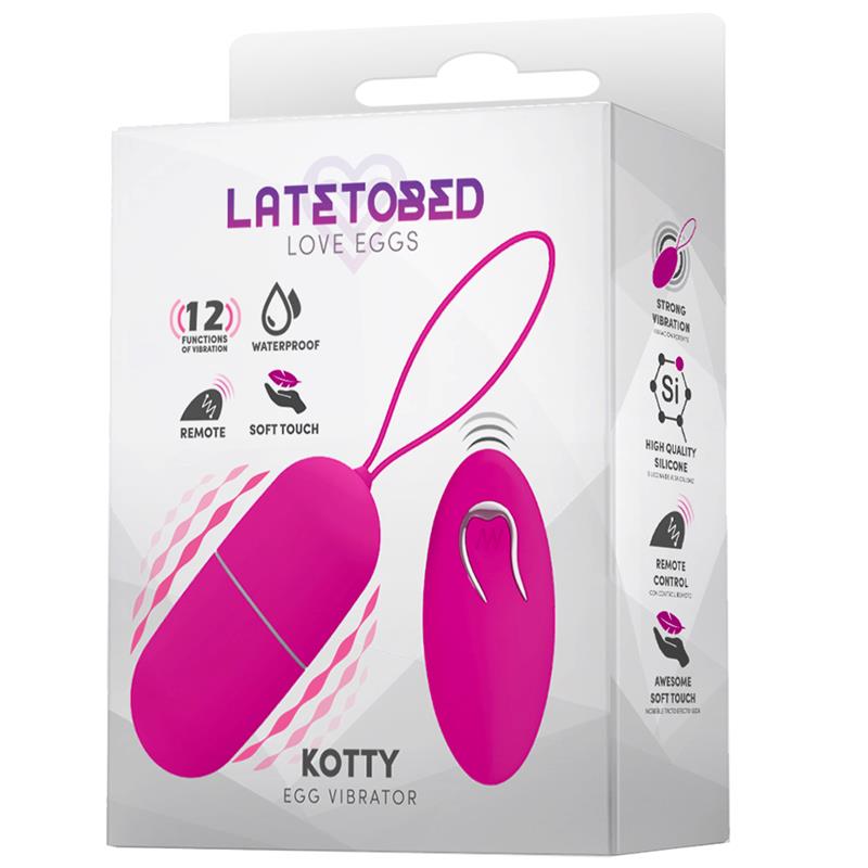 Kotty Vibrating Egg Waterproof Remote Control Silicone