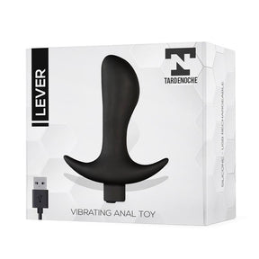 Lever Anal Plug with Vibration USB Silicone