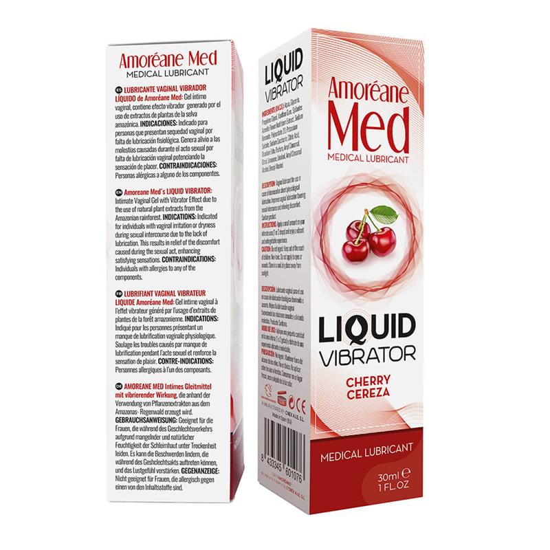 Liquid Vibrator Cherry Flavor 30 ml