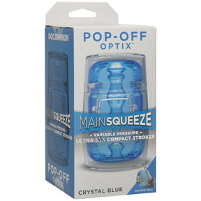 Male Masturbator Pop-Off Optix Crystal Blue