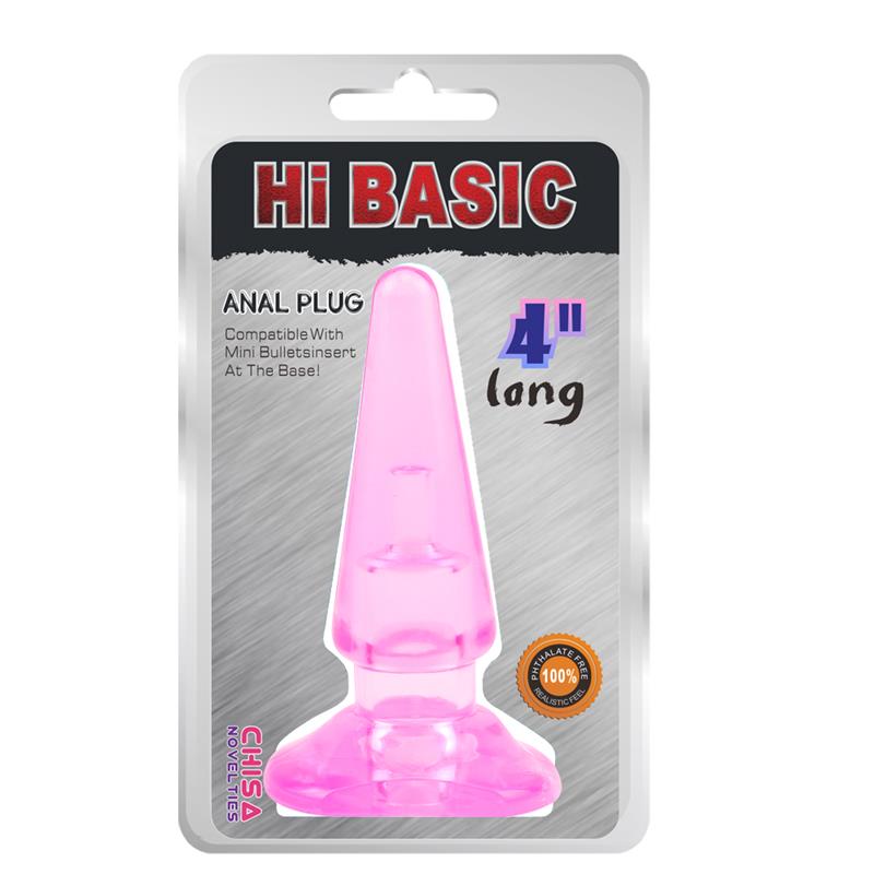 SASSY Anal Plug-Pink 10,4 x 3,2cm
