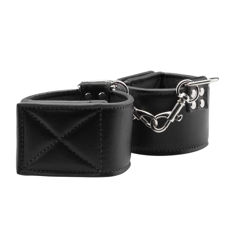Shots Ouch! Reversible Ankle Cuffs Black