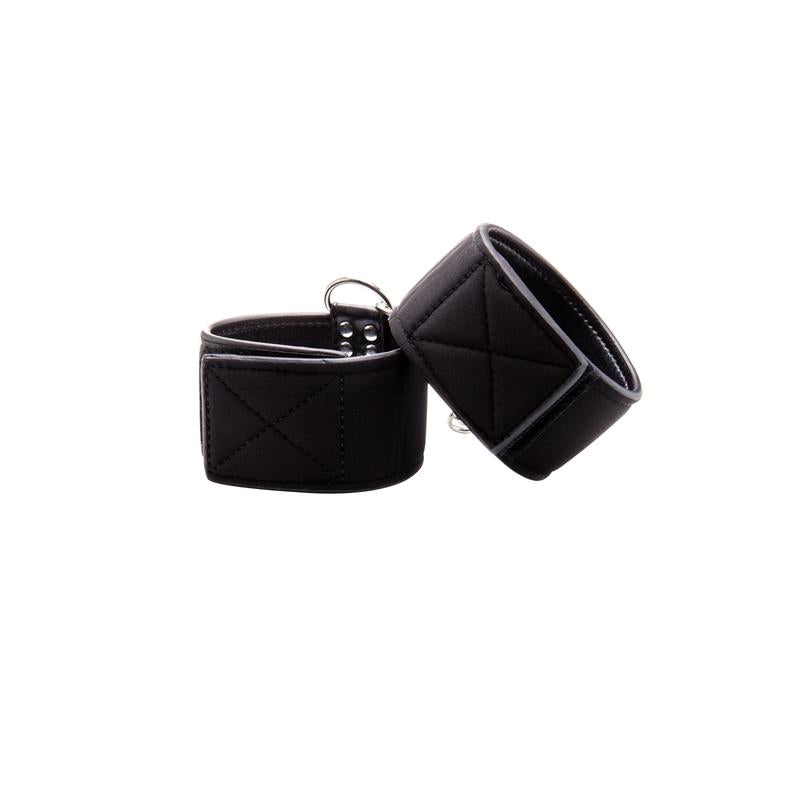 Shots Ouch! Reversible Ankle Cuffs Black