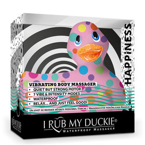 Stimulator I Rub My Duckie 2.0 Happiness Pink and Multi Color