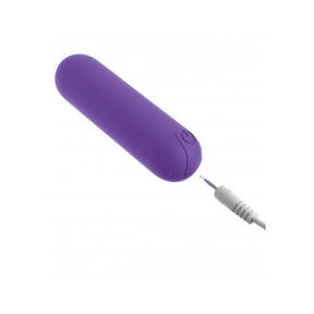 Vibrating Bullet Play Rechargeable USB 10 Functions Purple