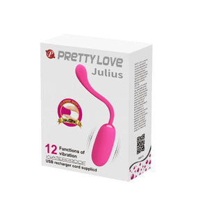 Vibrating Egg Julius USB Silicone Pink