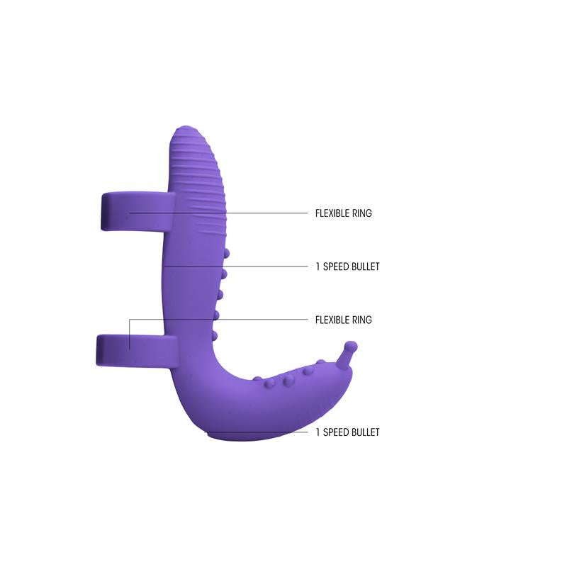 Vibrator Extension Set Eliott Purple